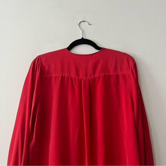 Equipment Kenley Silk Flare Sleeve Blouse - Picture 9 of 10